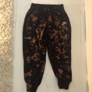 Bleached Nike air sweatpants